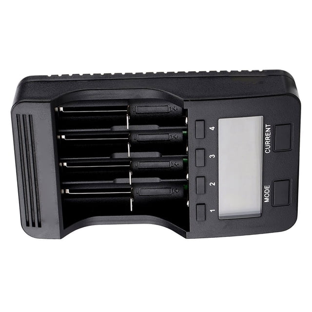 Cargador de Batería Falso Li-500 Cargador Inteligente Con 4 Ranuras para la Batería Pantalla Lcd para Ni-Mh Ni-Cd Li-ion Batterias Recargables