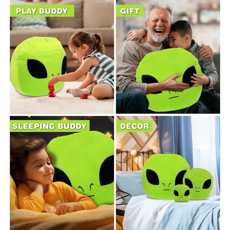 Green Alien Plush Alien Stuffed Animal Plush - 17 Inch Super Squishy ...