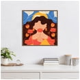 thumbnail image 3 of Amanti Art Modern Woman Framed Canvas Wall Art Print, 3 of 10