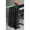 thumbnail image 2 of MDS Pack of 12 Wedding 27 x 120 inch Chiffon Table Runner for Wedding Decoration 10ft Runners - Black, 2 of 4