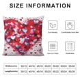 thumbnail image 5 of COMIO Valentines Throw Pillows Cover Red Heart Valentine's Day Pillow Covers Love Wedding Mothers Day Pillow Case Outdoor Decorative Gifts for Couch Bed Sofa Decor, 5 of 5