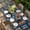 Mist Blue, variant on Desert Camels Table Cloths for 4 Foot Rectangle Tables, Wildlife Brown Animals Blue Geometric Patio Waterproof Elastic Fitted Tablecloths, Washable Rectangular Table Cover for Camping