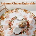 thumbnail image 3 of Fall Thanksgiving Rectangular Tablecloth x (xcm) Wipe Clean Pumpkin Table Cover for Family Gatherings Holiday Dinners Home Kitchen Decor, 3 of 7