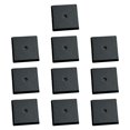 thumbnail image 1 of 10 peanas cuadradas para modelos de 2,5 x 2,5 cm para miniaturas, elegantes y resistentes, color negro, para juegos de mesa, accesorios de taller y, 1 of 9