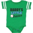 thumbnail image 3 of Inktastic Baseball Daddys Little Catcher Boys Baby Bodysuit, 3 of 5