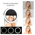 thumbnail image 4 of Graflsoa Portable LED Clip-On Ring Light with 3 Brightness Levels, Rechargeable for Phones, Tablets, and Makeup Mirrors, 4 of 4
