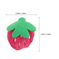 thumbnail image 2 of pinzas para el pelo de fresa, pasador de peluche para niñas, pinza de pico de pato, adornos duraderos para fiestas y festivales., 2 of 8