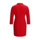 thumbnail image 5 of Vestido Largo de Manga Larga para Mujeres Moda Casual Cuello en V Plisado de Manga Larga Irregular Estilo Largo Vestido de Color Sólido, 5 of 9