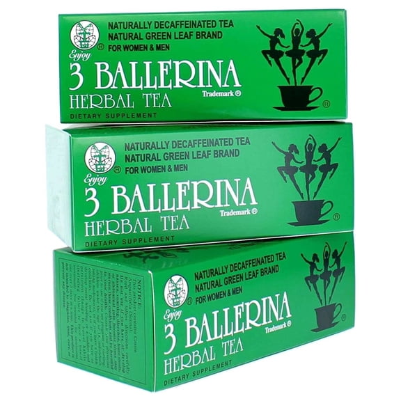 3 BALLERINA TEA DIETERS DRINK EXTRA STRENGTH, 1.88oz 18 Count(3 BOXES)