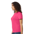thumbnail image 3 of Gildan Short Sleeve T-Shirt for Women, Softstyle Midweight Crewneck Classic Tee, Heliconia, Size-S, 3 of 4