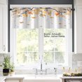 thumbnail image 2 of AshasdS Butterfly Leaf Print Polyester Window Valance Curtain for Home Kitchen Living Room Bedroom Bathroom Decor 54x18 inch, 2 of 5