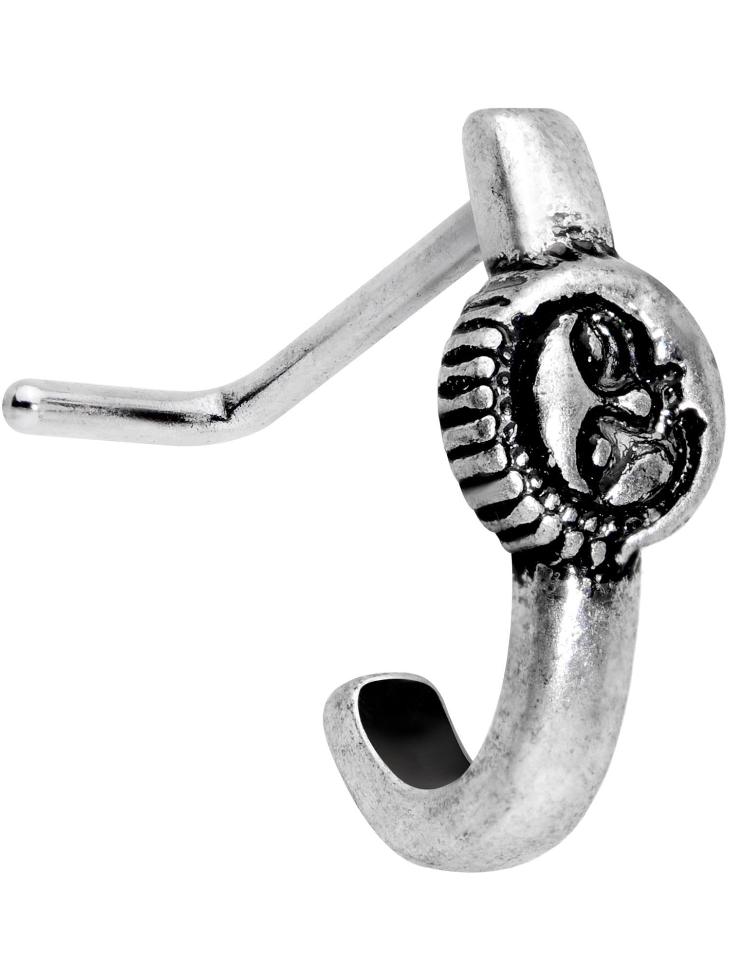 Body Candy 20G Steel Faux Hoop L Shaped Nose Ring Celestial Romance