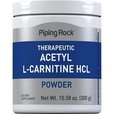 Acetyl L-Carnitine | 100mg Powder | Supplement for Men and Women | by Piping Rock