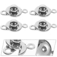 thumbnail image 2 of Miangastore Stainless Steel Snap Clasps for DIY Jewelry Making Silver 5 pcs Small Size, 2 of 8