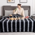 thumbnail image 1 of WOOMER Heated Blanket Full Size 77" x 84", Electric Blanket with 0.5-12 Hours Timer & 10 Heating Levels, ETL Certified, Black Grey Flowers Patterns F, 1 of 7
