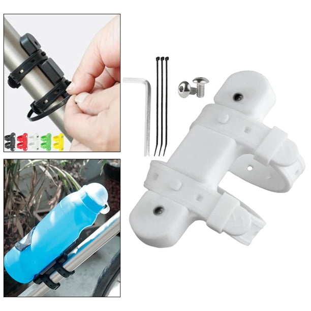 Adaptador de montaje para hervidor de bicicleta Sharpla soporte para manillar de bebidas montado Blanco