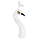 thumbnail image 2 of Cabeza de maniquí de pavo real con arreglo floral, figura de escritorio, decoración del hogar Blanco, 2 of 9