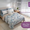 thumbnail image 6 of Vianney Comforter Queen Novo Santorini Patterned Design Soft Fleece Material Lightweight and Cozy Throw for Couch or Bed Year Round Comfort and Stylish Decor, 6 of 9