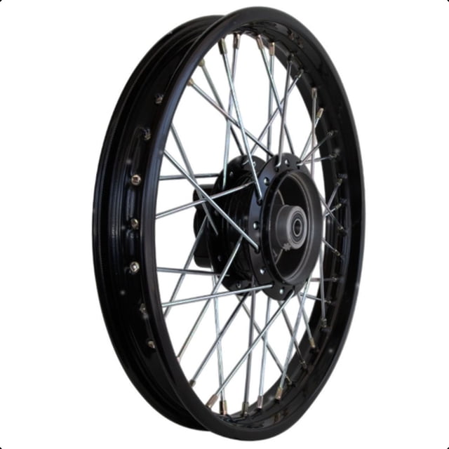 Rin Trasero 1.6x17 FT150 de Rayos Negro Reforzado para Moto