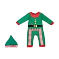 thumbnail image 3 of Mono recién nacido Hugo Traje Navideño para Bebé Verde 95, 3 of 9