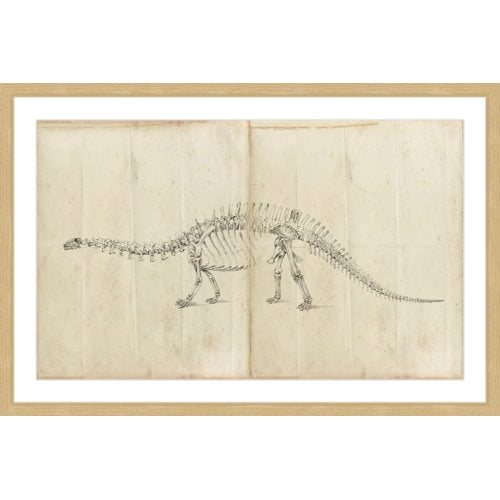 Marmont Hill ''Dinosaur Study I'' Framed Painting Print