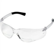 MCR Safety BearKat Magnifier Eyewear Ultraviolet Protection - Polycarbonate Lens - Clear, Black - 1 Each