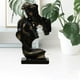 thumbnail image 4 of Pareja Estatua Abstracto Cariñoso Pareja para Regalos de Negro Zulema Figura de estatua de pareja, 4 of 5