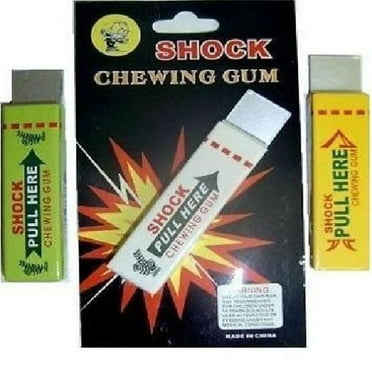 Cooplay Shocking Electric Shock Novelty Bubble Gum Prank Multicolor, 2 Count