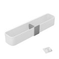 thumbnail image 2 of Slippers Drain Rack Wall Mounted Bathroom Shoes Shelf Rack Plastic Drain Plastic Toilet Hanging Towel Storage Holder, White, 2 of 6