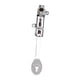 thumbnail image 1 of Interruptor de control del pedal del grifo plateado Válvula de pedal del grifo fácil de operar Acero inoxidable sanitario con tornillos de expansión para baño ANGGREK Otros, 1 of 8