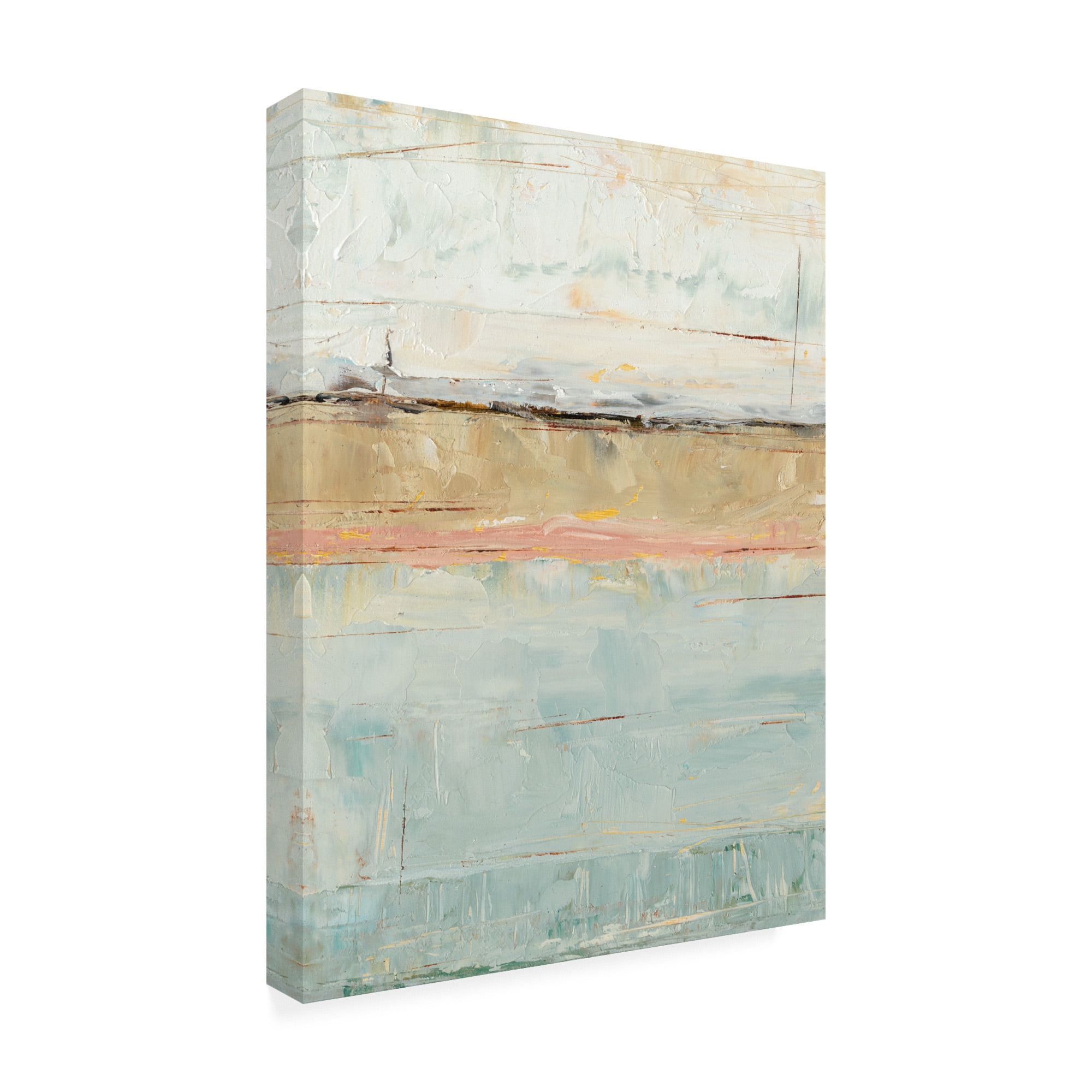 Trademark Fine Art 'Pastel Horizon Paint I' Canvas Art by Ethan Harper