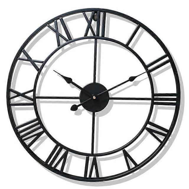 Garden Clock Outdoor Garden Wall Clock Large Roman Numeral Garden Clock Outdoor Iron Clock Outdoor