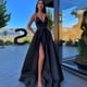 thumbnail image 2 of Vestido de verano sexy con tirantes finos y escote en V profundo para mujer, vestido de noche para banquete, 2 of 5