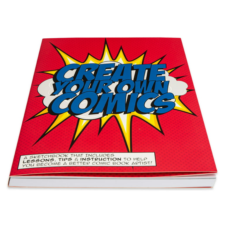 Blank Comic Book Pages-Blank Comic Strips-5 Panels, 8.5x11,150 Pages:  Create Your Own Comics With Blank Multi Panels Drawing Paper