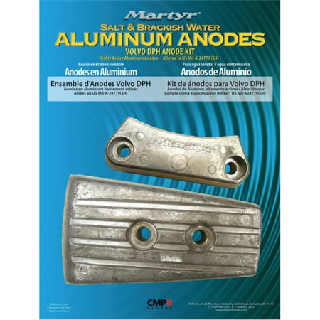 Volvo V70t5 - Martyr Anode Kit For Volvo Penta DPH Engine (Contains 1-3588745, 1-3863206 and Fastening Hardware)