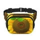 thumbnail image 1 of Fotbe Sunflower Cangurera Cuadrada con Estampado de Doble Capa, Bolsa de Cintura Ajustable Mini para Hombres y Mujeres, 1 of 9