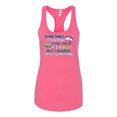 thumbnail image 2 of Wild Bobby, Sometimes It's A Fish Other Times It's A Buzz, Fishing, Women Racerback Tank Top, Hot Pink, Small, 2 of 4