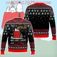 thumbnail image 3 of Suéteres feos navideños de Charlie Brown y Snoopy Suéteres feos navideños con estampado 3D de Disney Suéteres casuales de moda para hombres y mujeres, 3 of 5