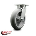 thumbnail image 2 of 8 Inch KP Thermo Rubber Donut Tread Wheel Swivel Caster with Ball Bearing SCC, 2 of 2