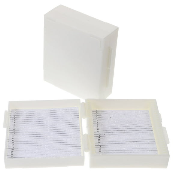 Masteelf 2 Pcs Small Storage Bins with Lids Slides for Kids Child