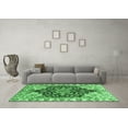 thumbnail image 3 of Ahgly Company Indoor Rectangle Geometric Emerald Green Traditional Area Rugs, 2' x 5', 3 of 4