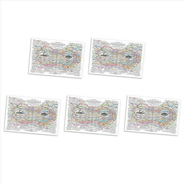 5X Póster Web Curativo, Gráfico de Naturales, Lienzo, Arte de Pared, Póster Horizontal, Impresión de Carteles de Salud Mental