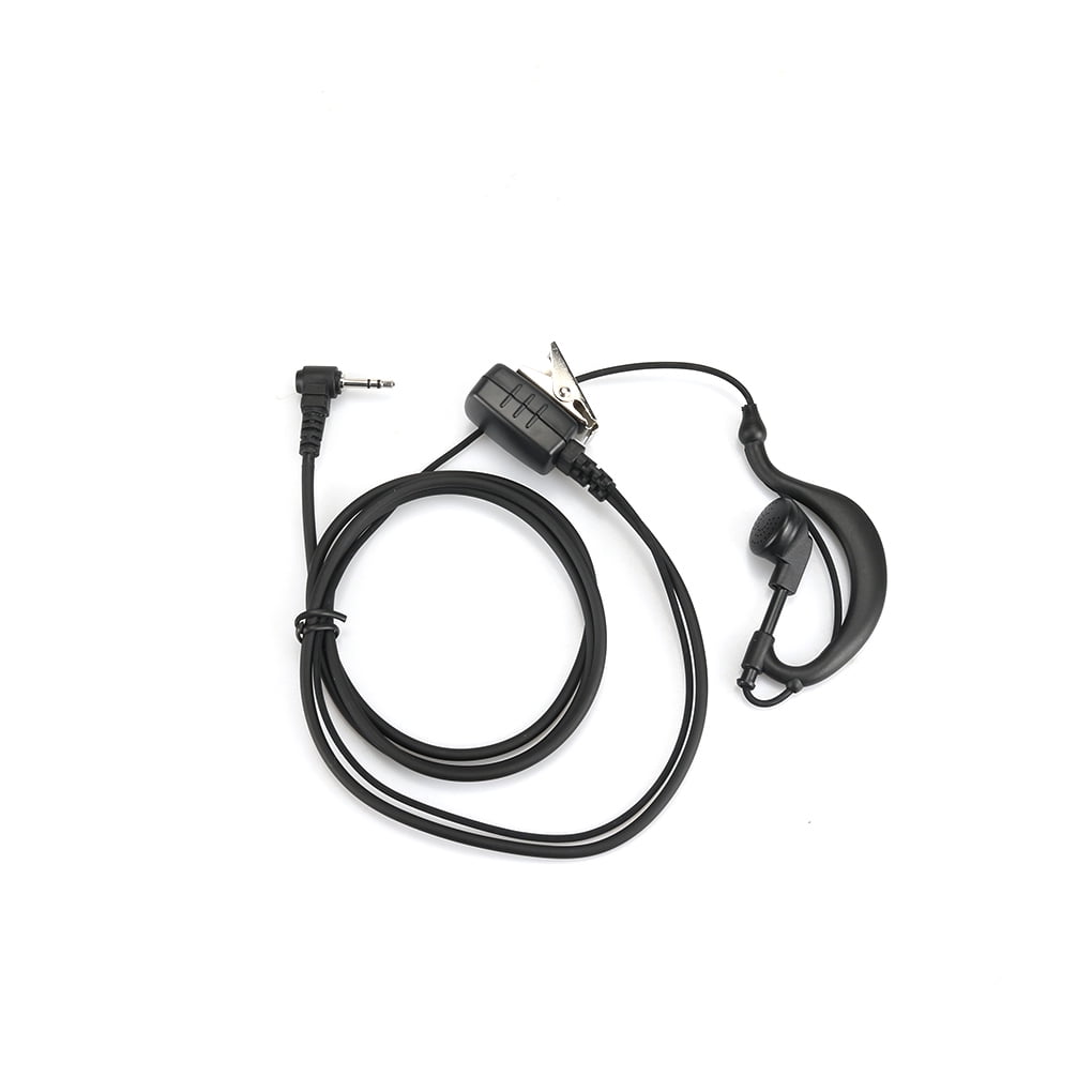 Kit Earloop Auricular Con Micrófono PTT Para 1 PIN Motorola Walkie Talkie TLKR T6 T7 T8 y Cobra MT200 MT600 MT800 MT975 