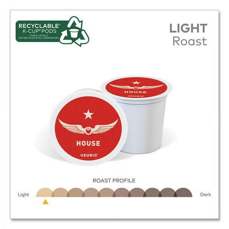 House Blend Coffee K-Cups, Light Roast, 20/Box House Blend Coffee K-Cups, Light Roast, 20/Box