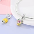 thumbnail image 2 of MULA Mother's Day Gifts 925 Sterling Silver Charms Tulip Bouquet Flower Dangle Pendants Women Gift, 2 of 6