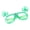 A, variant on Dserhfy St Patrick's Day Glasses Glitter Shamrock Beer Bottle Eyeglasses Green Lucky Irish-themed Photo Booth Props for Home Party Favors