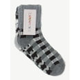 thumbnail image 2 of Joyspun Women's Lounge Crew Socks, 2-Pack, Size 4-10, 2 of 2