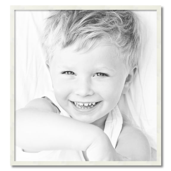 ArtToFrames 32" x 34" White Picture Frame, 32x34 inch White Wood Poster Frame (WOM-5140)