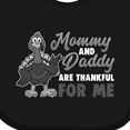thumbnail image 4 of Inktastic Thanksgiving Mommy Daddy Thankful for Me Boys or Girls Baby Bib, 4 of 4