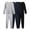 Black/Heather Grey/Navy, variant on Boys Thermal Set Waffle Knit Toddler Boys Thermal Shirt & Long Underwear 6 Piece